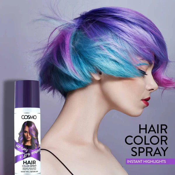 Cosmo Temporary Hair Colour Spray - Jazzy Purple