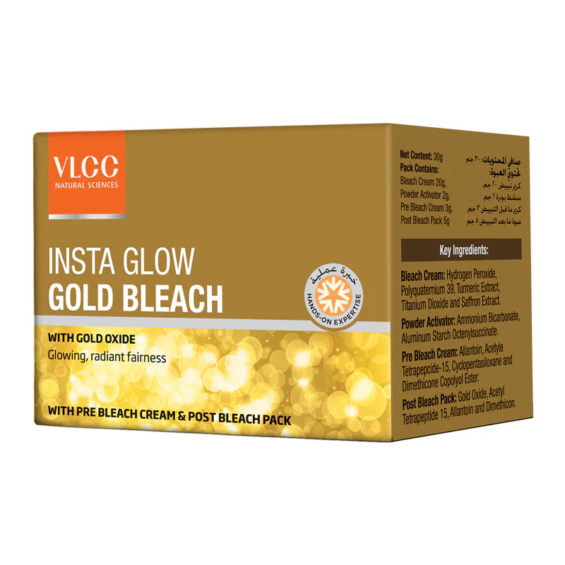 Vlcc Insta Glow Gold Bleach Kit