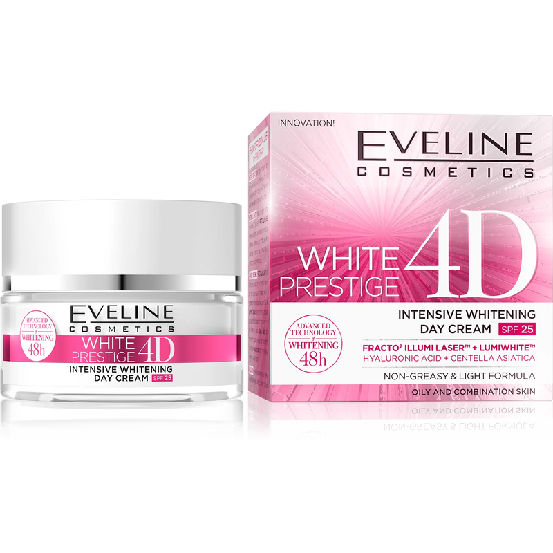 Eveline White Prestige 4D Whitening Spf25 Day Cream 50ml