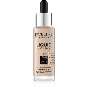 Eveline Liquid Control Mattifying Drops Foundation 010 Light Beige 32ml