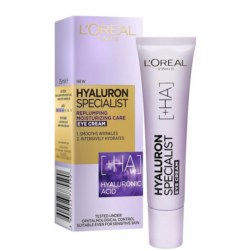 Loreal Paris Hyaluron Expert Replumping Moisturizing Care Eye Cream 15ml