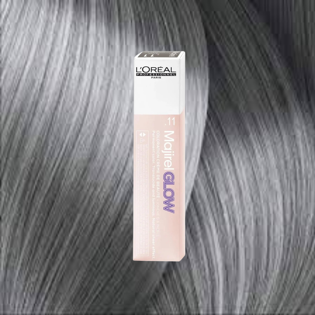 Loreal Majirel Glow Hair Color .11 Deep Ash 50ml