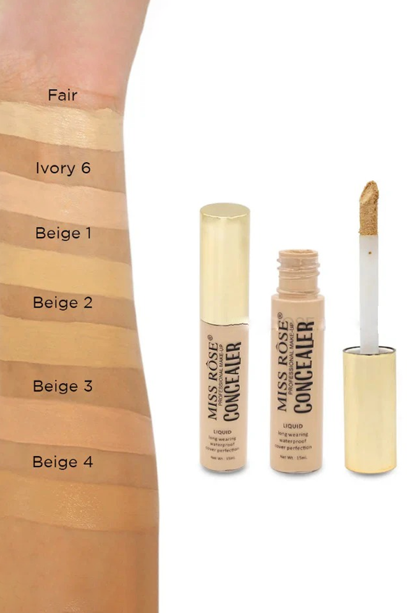 Buy Miss Rose Waterproof Concealer 15Ml Fair, Available At Beauty Pouch Pakistan