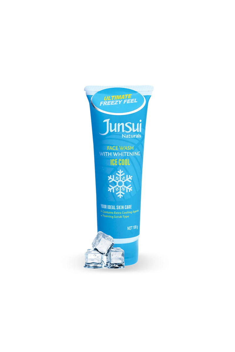 Junsui Naturals Ice Cool Whitening Face Wash 100g