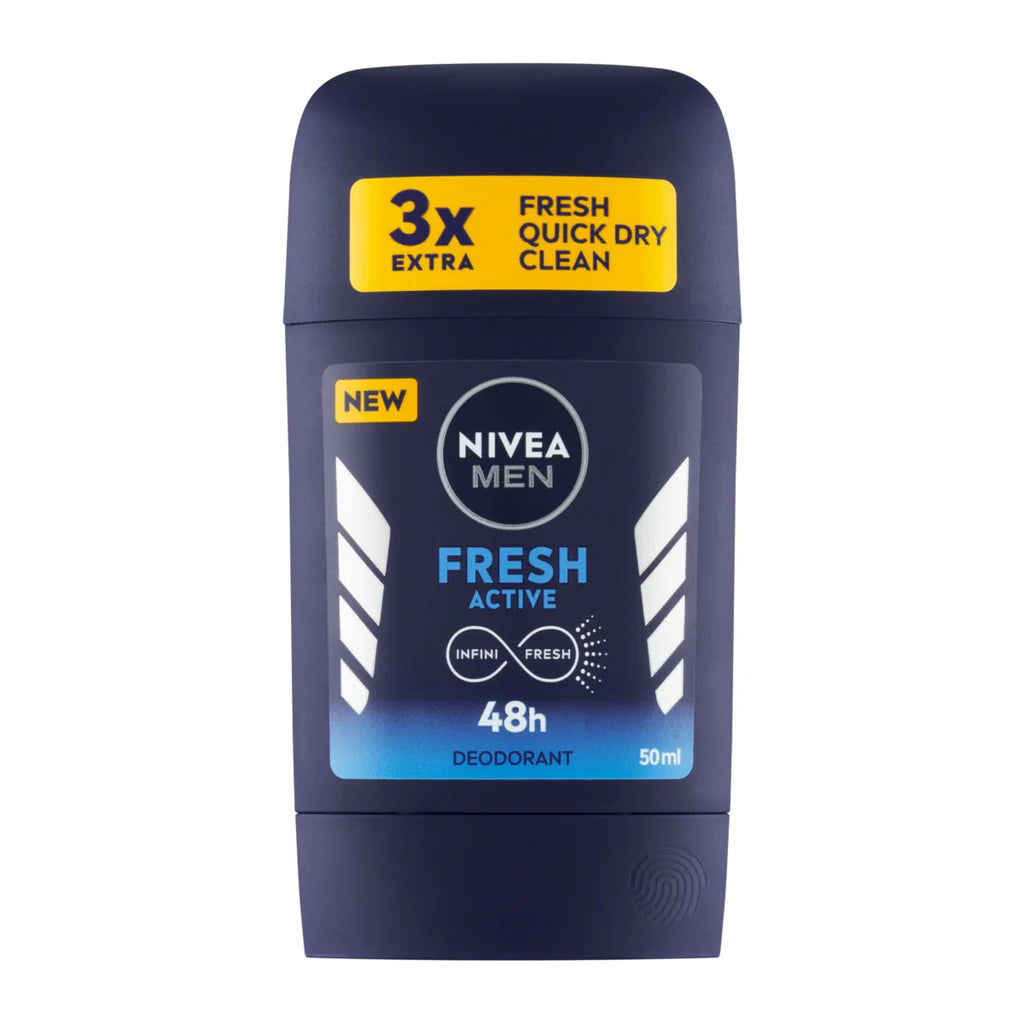 Buy Nivea Men Fresh Active 48H Deodorant Stick 50Ml In Pakistan