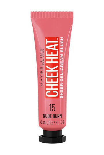 Maybelline Cheek Heat Sheer Gel Cream Blush 15 Nude Burn 8ml