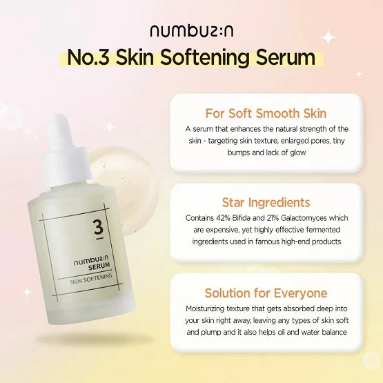 Numbuzin No.3 Skin Softening Serum 50ml
