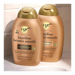 OGX Brazilian Keratin Smooth Sulfate Free Shampoo 385ml