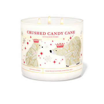Bath & Body Works Crushed Candy Cane 3-Wick Candle