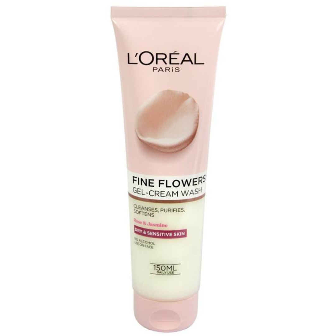 LOreal Paris Fine Flowers Gel Cream Wash Sensitive 150ml