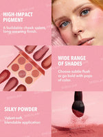 SHEGLAM Floral Flush Blush Palette Blushing Bouquet - 18gm