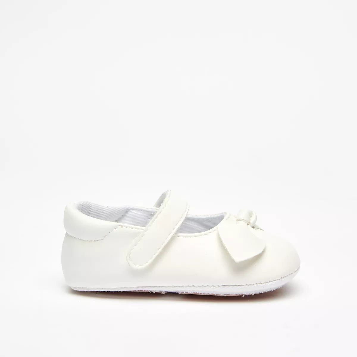Barefeet Bow Accented Mary Jane Shoes with Hook and Loop Closure Size 19