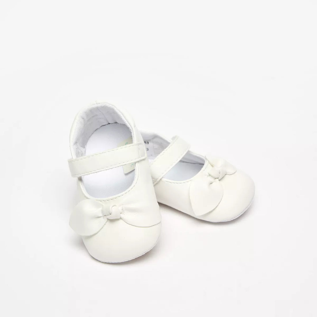 Barefeet Bow Accented Mary Jane Shoes with Hook and Loop Closure Size 19