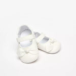 Barefeet Bow Accented Mary Jane Shoes with Hook and Loop Closure Size 19
