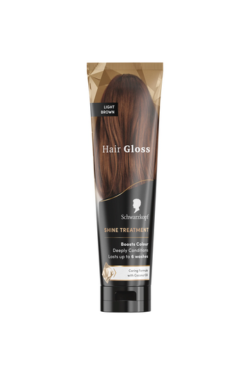 Schwarzkopf Hair Gloss Shine Treatment Light Brown 150ml hair gloss in cod Pakistan Beauty Pouch