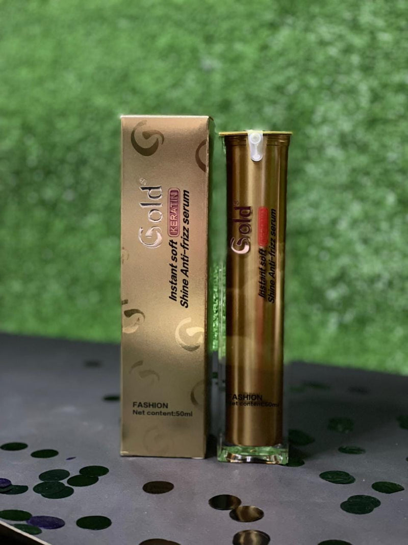 Gold - Instant Soft Shine Anti Frizz Serum - 50Ml