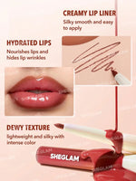 SHEGLAM - Lip Rules Liner & Gloss Pen-Golden Rule 2-In-1 - Case x Case
