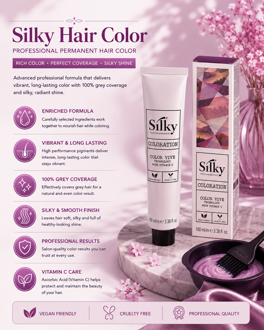Silky Hair Color 6 5 Dark Mahogany Blonde 100Ml Available At Best Price In Beauty Pouch Pakistan