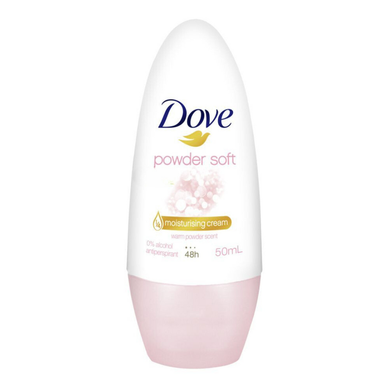 Dove Powder Soft Warm Powder Scent Moisturising Cream Anti Perspirant Roll On 50ml