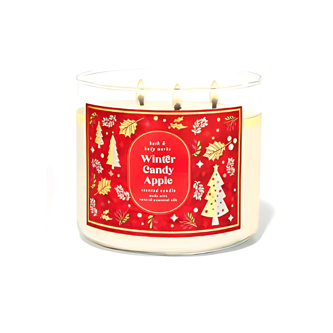 Bath & Body Works Winter Candy Apple 3-Wick Candle