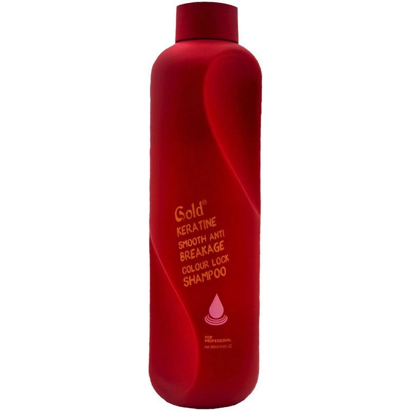 Gold - Keratin Smooth And Breakage Recovery Shampoo - 300Ml
