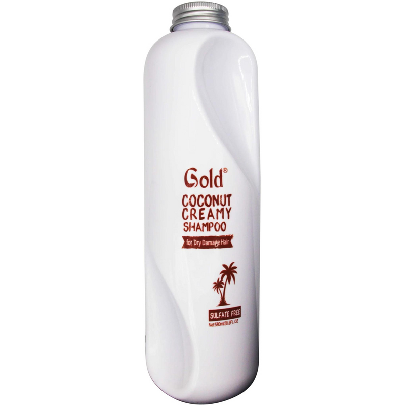 Gold - Coconut Creamy Shampoo Sulphate Free For Damage Hair - 580Ml