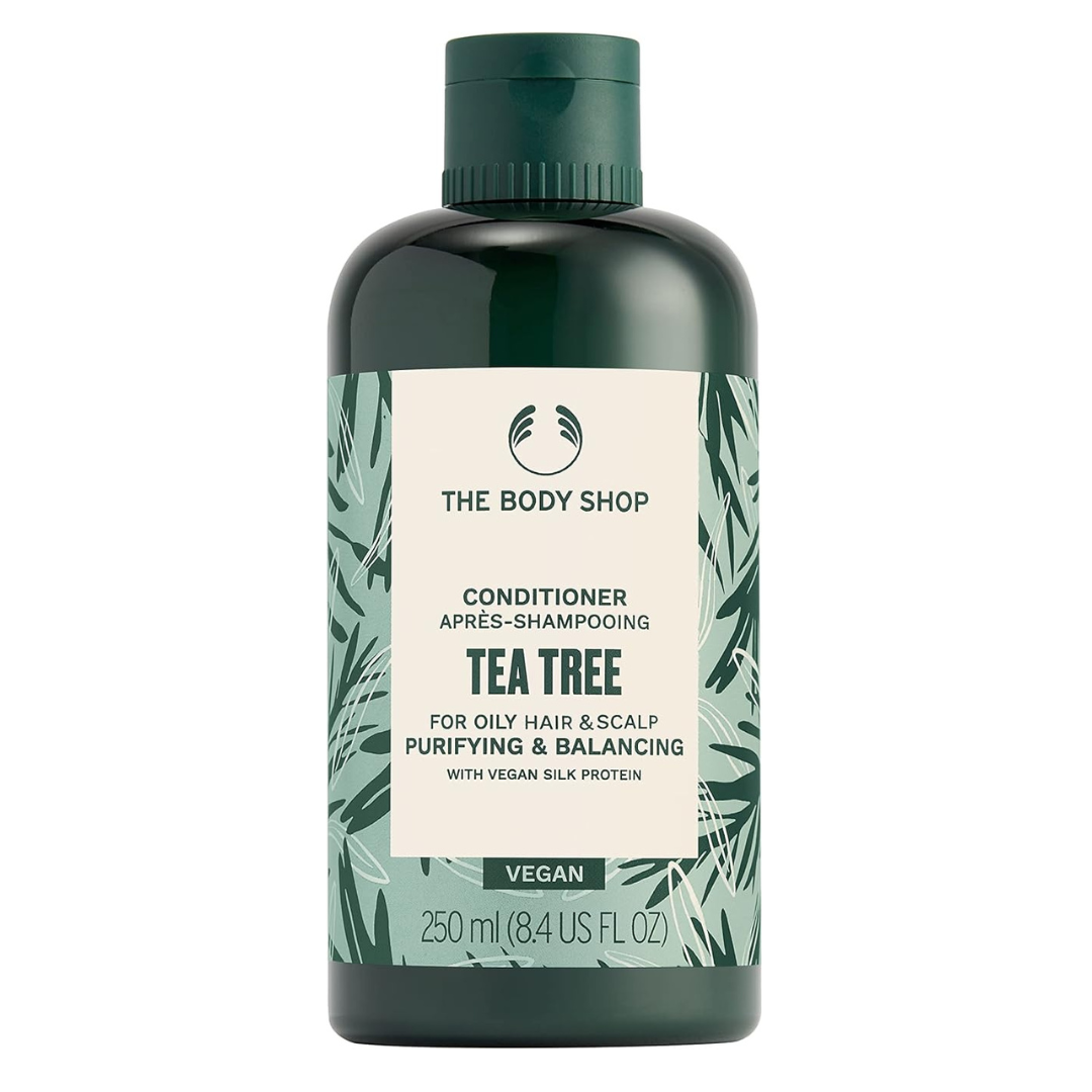 The Body Shop Tea Tree Purifying & Balancing Conditioner For Oily Hair & Scalp Vegan Silk Protein 250ml