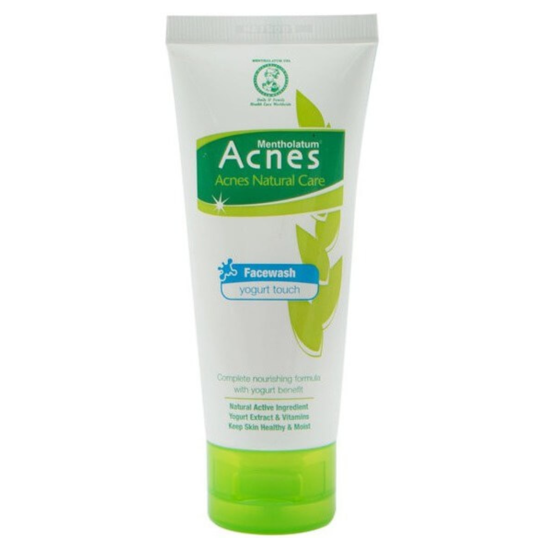 Mentholatum Acnes Natural Care Face Wash 100ml Beauty Pouch