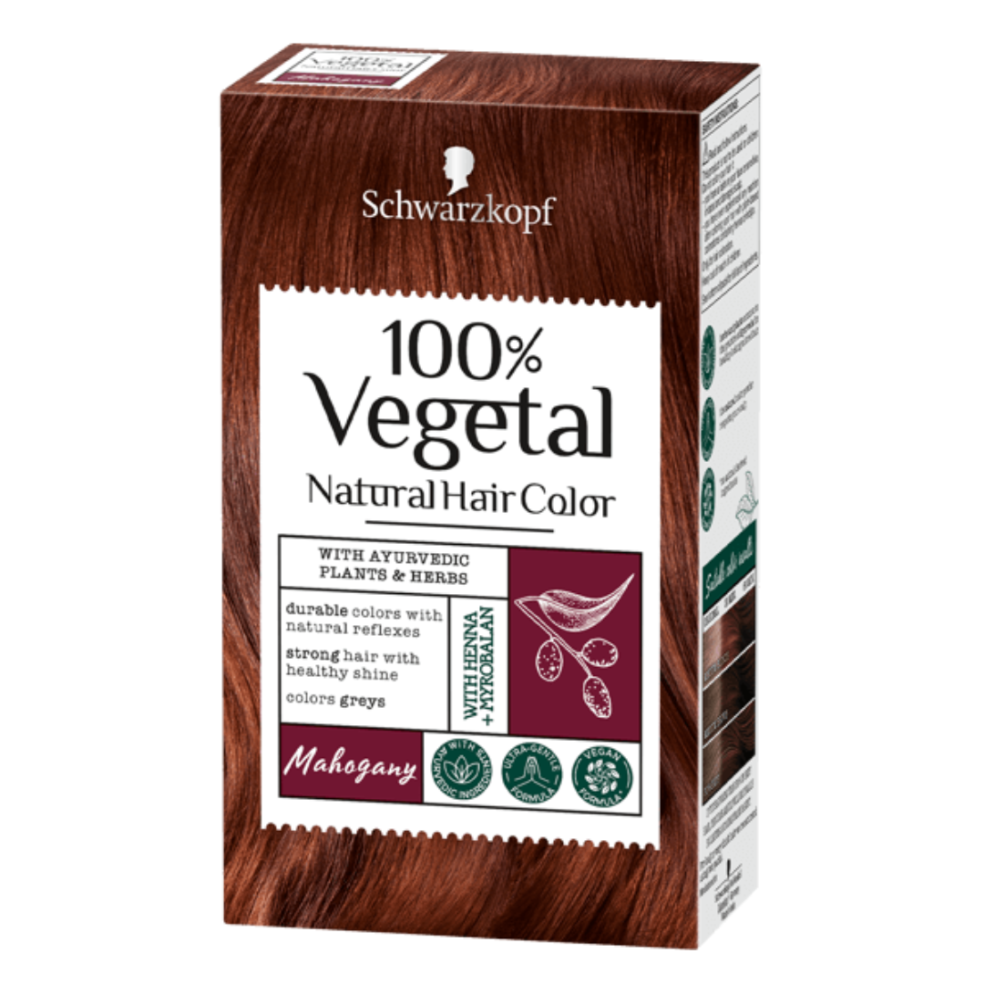 Schwarzkopf 100% Vegetal Natural Hair Color Hair Color Powder Mahogany