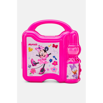 Disney Minnie Mouse Big Lunch Box Combo Set Pink