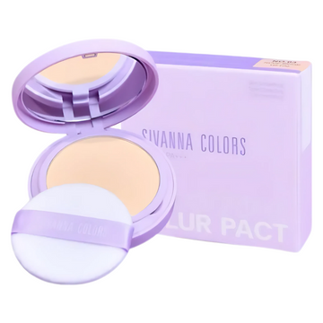 Sivanna Colors Retouching Blur Pact SPF30 PA+++ (01) Light Beige 7.5g