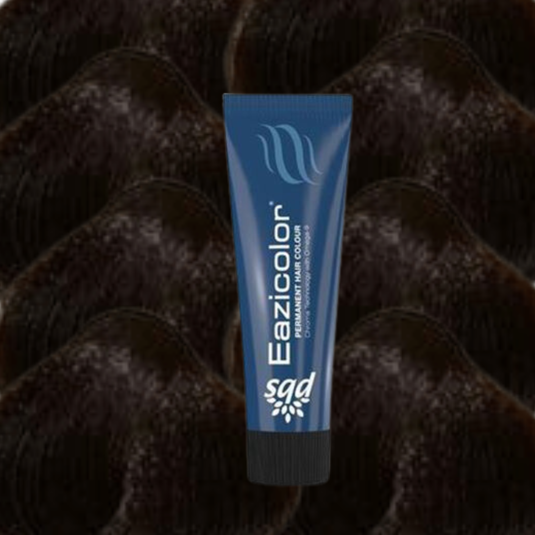 Eazicolor Permanent Hair Color 4.35 Medium Chestnut Brown 60ml