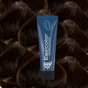 Eazicolor Permanent Hair Color - 4.43 Medium Copper Golden Brown