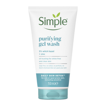 Simple Daily Skin Detox Purifying Face Wash 150ml