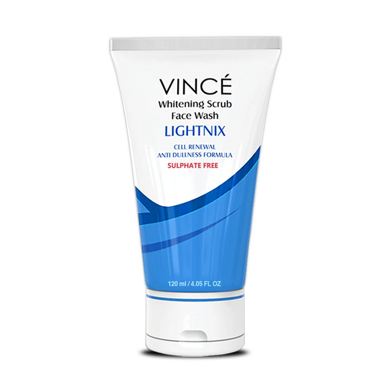Vince Lightnix Whitening Scrub Face Wash 120ml