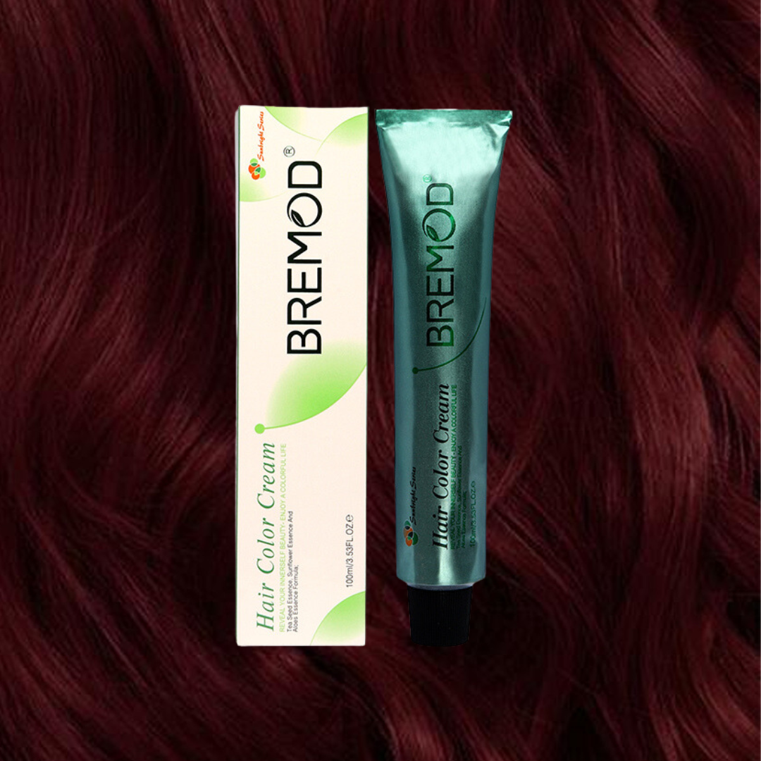 Bremod Hair Color Cream 6.65 Dark Burgundy Blond 100ml