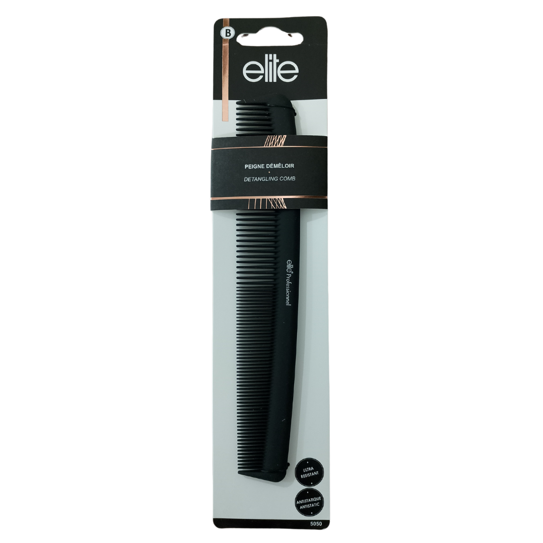 Elite Dresser Detangling Comb Black