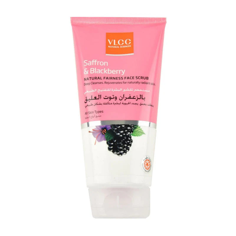 Vlcc Saffron & Blackberry Natural Fairness Face Scrub 150ml