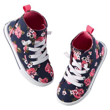 Carters Floral High Top Sneakers - Girl
