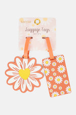 Kensie 2 Pieces Luggage Tag, Orange