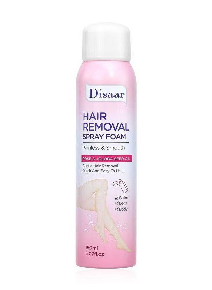 Disaar Hair Removal Spray Foam Rose And Jojoba Seed Oil 150ml