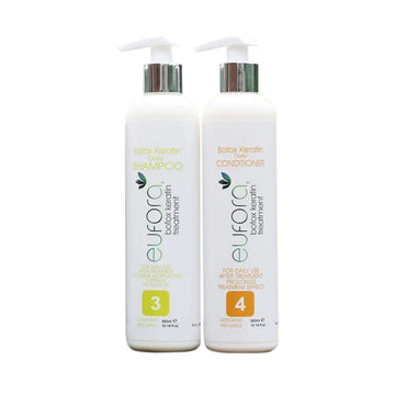 Eufora Botox Keratin Daily Shampoo Conditioner Kit 300ml
