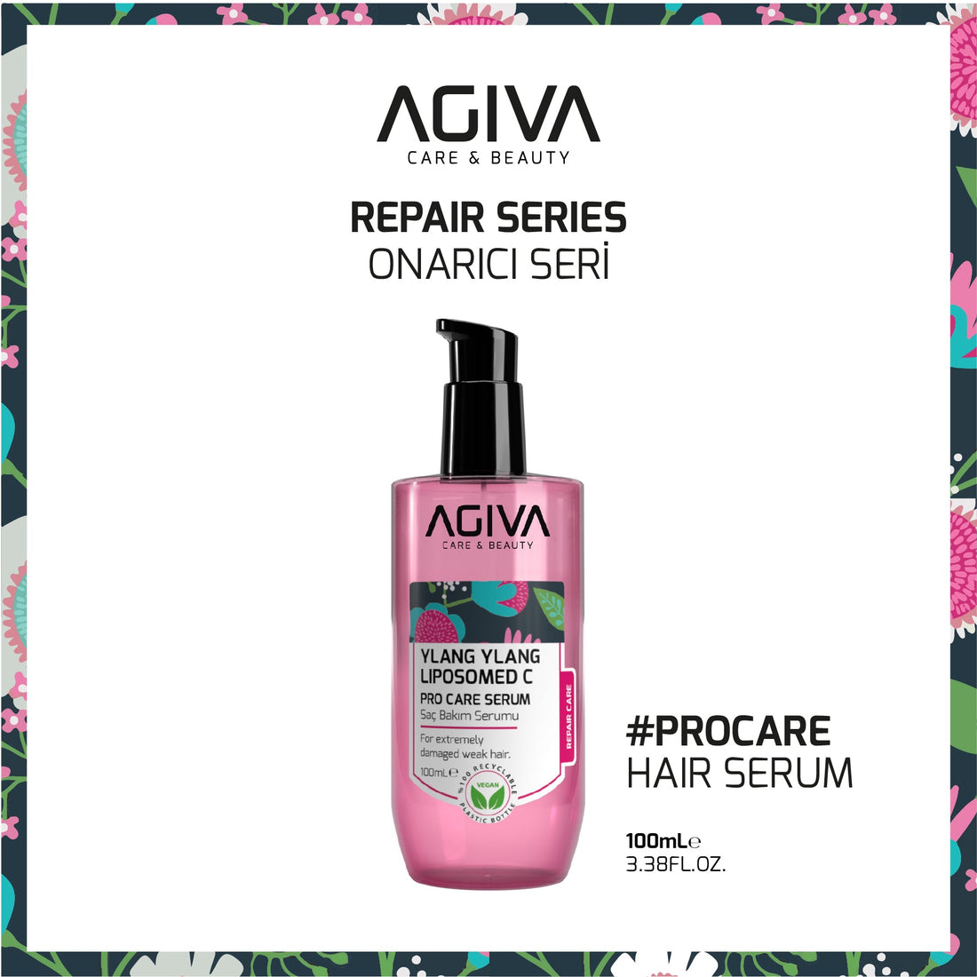 Agiva Ylang Ylang Liposomed C Pro Care Hair Serum 100ml