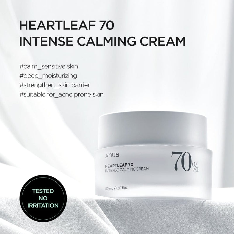ANUA - Heartleaf 70% Intense Calming Cream 50ml
