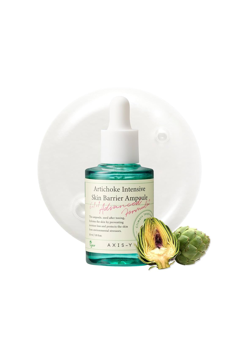 AXIS Y Artichoke Intensive Skin Barrier Ampoule hydrating serum in cod Pakistan Beauty Pouch