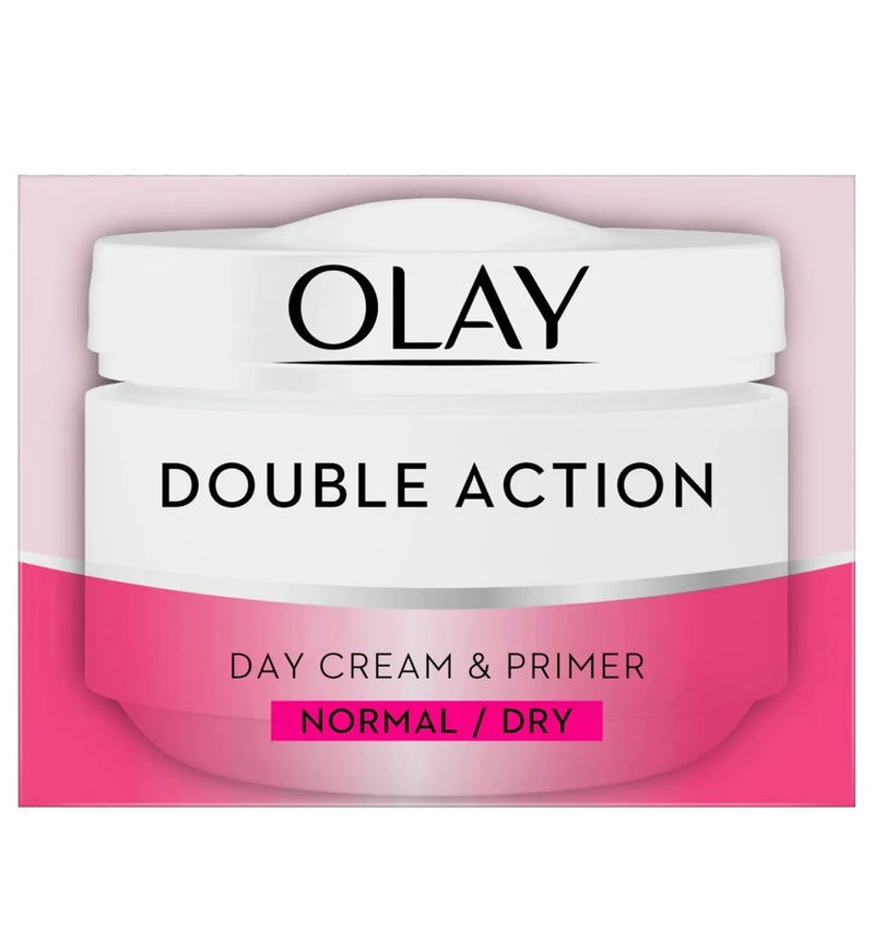 Olay Double Action Day Cream And Primer Normal Dry Skin 50ml