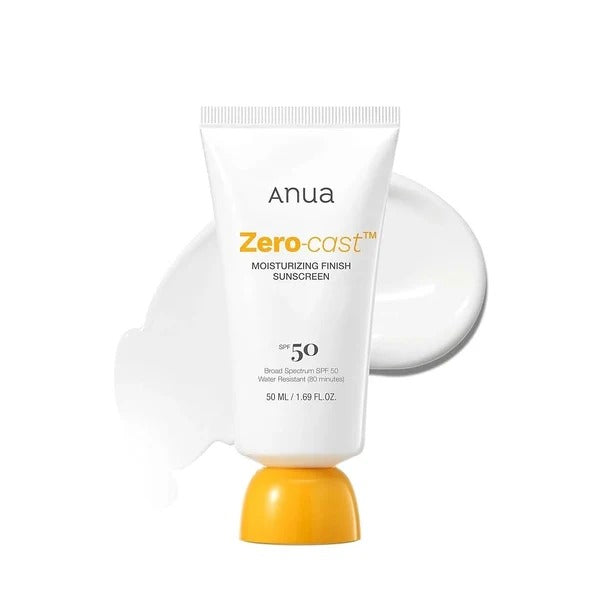 Anua  - Zero Cast Moisturizing Finish Sunscreen Spf 50 -  50ml