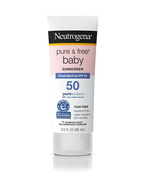 Neutrogena Pure & Free Baby Sunscreen Lotion SPF 50  Broad Spectrum 88ml