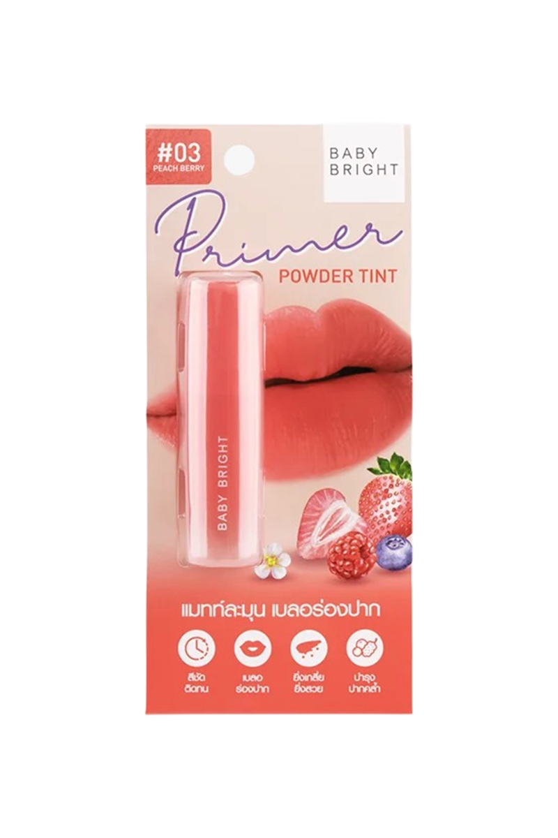 Baby Bright - Primer Powder Tint - 03 Peach Berry 2.4g