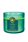 Bath & Body Works - 3 Wick Scented Candle - Flannel